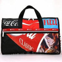 레스포삭 보스턴백 레이디스 LeSportsac LARGE WEEKENDER COCA COLA GOES ALONG