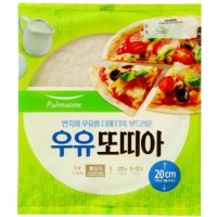 풀무원 건강한 우리집 우유 또띠아 보급품 냉동 즉석 식품 밀키트 존맛탱 도시락 엄마 손맛 225g 1개