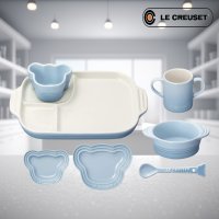 일본직구 르쿠르제 Le Creuset 식판 식기 세트 귀여운 북유럽풍 고급