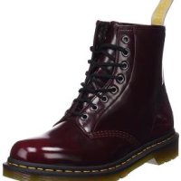 [아마존]Dr. Martens 비건 1460 여성용 패션 부츠 체리 레드 옥스포드 럽 오프 260mm