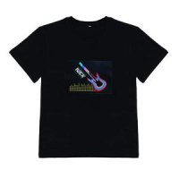 [아마존]Kids LED Flashing Shirt Sound Activated Black T Shirt Boys for Birthday Halloween Christmas