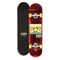 [아마존]ReDo Skateboard Co. ReDo 스케이트보드 78.7 x 19.5cm(31 x 7.75인치) 아이 캔디 팝 바킹 덕 컴플리트 스케이트보드 남아 여아 어린이 성