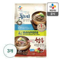 CJ제일제당 CJ 물냉면 908G 함흥비빔냉면 474 4G 4인분X3봉