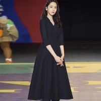 여자 원피스 고퀄 레이스 자카드 드레스 명품스타일 유퀴즈온더블럭 김연아 옷 윤아 김태희 신혜선