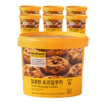 노브랜드 노 달콤한 초코칩 쿠키 400g 6개입 1박스 개별포장 대용량