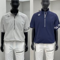 파사디 골프 남성 바람막이 반집업 티셔츠 Q22MWJ651S