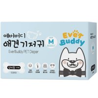 에버버디 수컷용 강아지 기저귀 소형 중형 M 50개