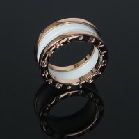 Bvlgari 불가리 로즈골드 비제로원 세라믹 2링 48호 반지 광주롯데점 347009