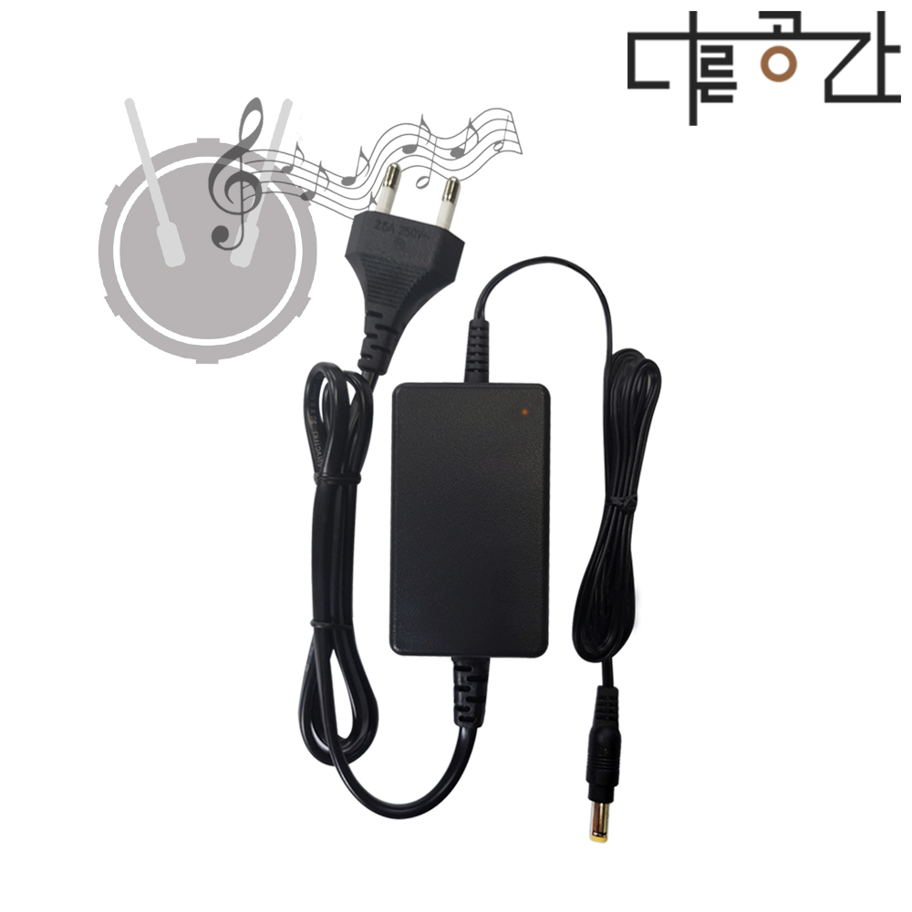 Yamaha 하늘컴플러스 야마하 P70 전자드럼 호환 전원 어댑터 다른공간 전원코드포함