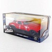 분노의 질주 124 Lettys 1966 Chevy Corvette 다이캐스트 자동차 성인용 피규어