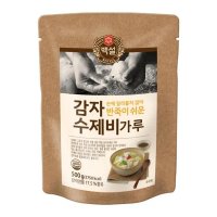 CJ-백설 반죽이쉬운 감자수제비가루 쫄깃한 엄마가해주는 엄마손맛 찌개사리 쫀득쫀득 500g