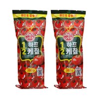 오뚜기 잔망루피 (×1/2) 하프케찹 280g 신제품 가볍게  2개