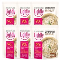 라이틀리 곤약즉석밥 현미퀴노아 150g 6개