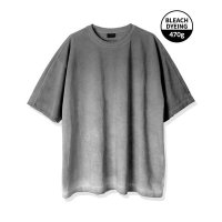 SOVERMENT 디스 스텝 워시드 티셔츠-문 챠콜- DIS STEP WASHED TSHIRTS-MOON CHARCOAL-