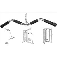 티바로우 바벨로우 양손 그립 로잉 핸들 헬스 손잡이