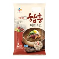 CJ제일제당 밀키트 함흥비빔냉면 2인분 점심메뉴 간편식 아이들간식 여름별미 면요리 1세트