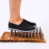 중국 신발 전통 검은색 쿵푸 신발 중국 전통 태극권 우슈 무술 스니커즈