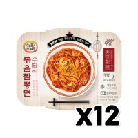 우양냉동식품 쉐프스토리 쉐프스토리 수타식 볶음짬뽕면 330g x 12개