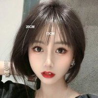 여성 3D 앞머리 윗머리 볼륨업 헤어 가발 CS