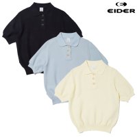 EIDER AQUA 아쿠아 여름 여성 반팔 폴로 스웨터 티셔츠