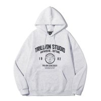 813657 스튜디오 아치 오버핏 후드 MELANGE TRILLION 트릴리온 STUDIO BASIC GRAPHIC HOODIE TRSHT03