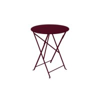 Fermob 페르몹 BISTRO 비스트로 TABLE 60 CM-BLACK CHERRY