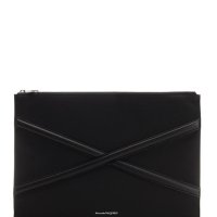 [Alexander McQueen]알렉산더 맥퀸 남성 클러치백 Black clutch bag with zip(K1688467071128091NO01)