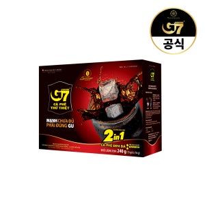 G7 베트남 커피 2in1 커피앤슈거 15개입 베트남PKG 내수용