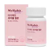 마이해빗 츄어블 철분제 600mg x 30캡슐