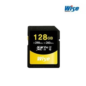 Wise [한국 수입원] wise SD-N128 SDXC UHS-II V90 128GB 영상전문메모리