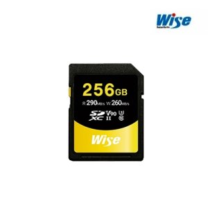 Wise [한국 수입원] wise SD-N256 SDXC UHS-II V90 256GB 영상전문메모리