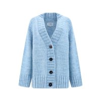 메종마르지엘라 Alpaca Cotton And Wool Oversize Cardigan 13299731