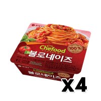 쉐푸드 볼로네이즈스파게티 즉석조리 220g x 4개