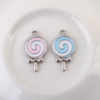 7319-01 에폭펜던트 롤리팝사탕 11x20mm OR 1개