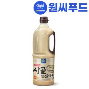면사랑 원씨푸드 면사랑 밑국물 사골육수 1.8L 설렁탕 곰탕 부대찌개 사천탕면 다시 돈꼬츠