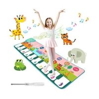 Kids Piano Mats 43 3x14 2 Toddler Musical Mat Touch Piano Keyboard Play Mat Educational Step On Pian