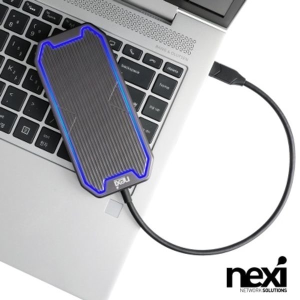 넥시 7 in 1 USB Type-C RGB 멀티스테이션 NX1201