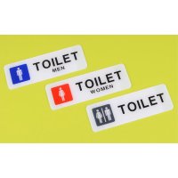 toilet 스티커 게스트하우스 화장실알림판 사무용품