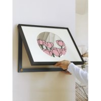 꽃 튤립 현관 두꺼비집 가리개 배전함 분전함 커버 액자 플립 그림 벽거울