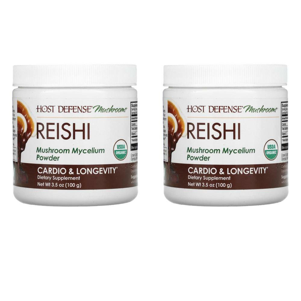 [해외직구] Host Defense 호스트디펜스 <b>레이쉬</b> 머쉬룸 <b>파우더</b> 100g 2팩