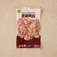 가능상품 냉장 다향 참나무 훈제목심 슬라이스 500g