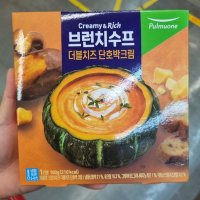 풀무원 더블치즈 단호박 크림수프 180g  아이스팩 포장