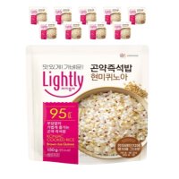 라이틀리 곤약즉석밥 현미퀴노아 150g x 10개