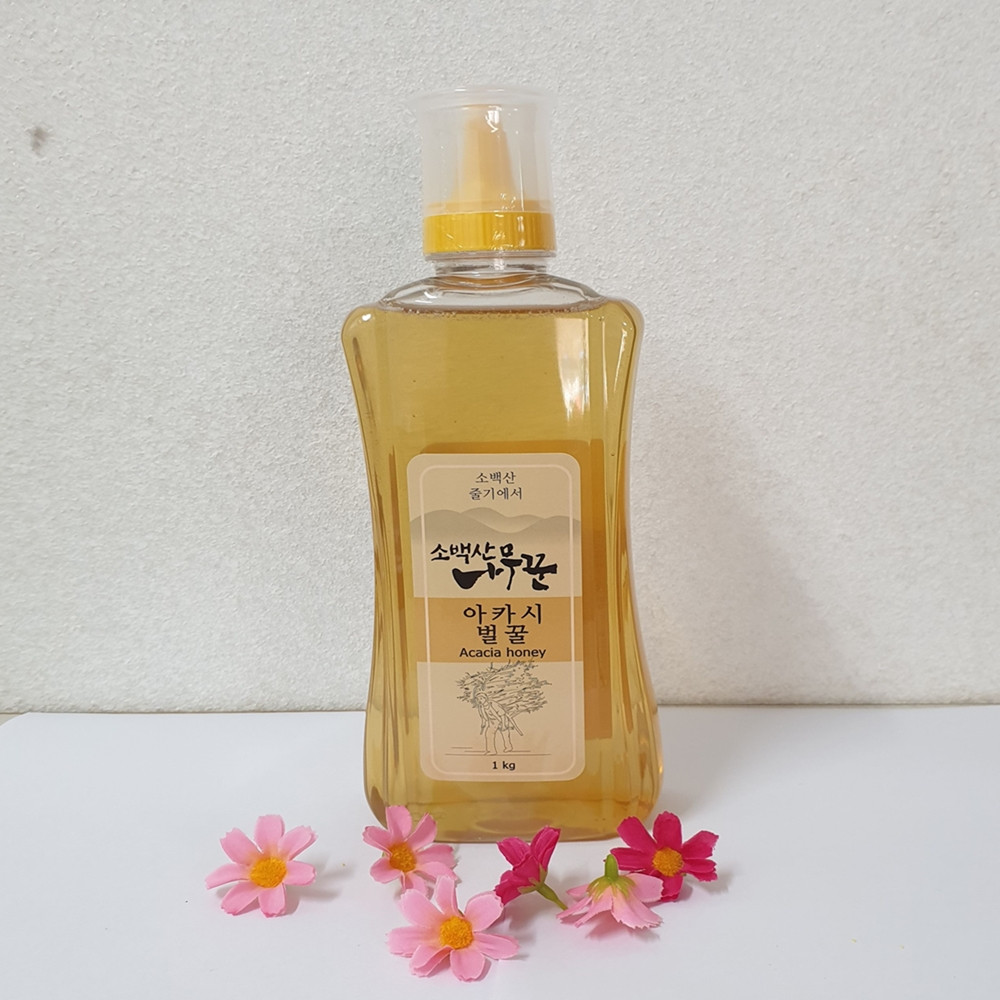 <b>소백산</b>나무꾼벌꿀 <b>소백산 자락</b>에서 생산한 천연아카시아벌꿀 500g