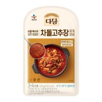 씨제이 다담 차돌고추장찌개양념 고기양념 간단요리 130g