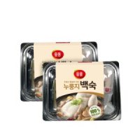 올품 냉장 찹쌀 누룽지 백숙 750g x 2봉 밀키트 삼계탕