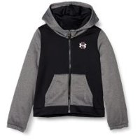 언더아머 Under Armour 여아용 플리스 풀 지퍼 티셔츠