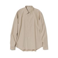 오라리 WASHED FINX TWILL 빅 셔츠 카키그린 A23SS01TN