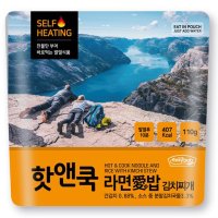 이지밥 핫앤쿡 HOT COOK 김치찌개 라면밥110g 라면애밥 110g 4개 110g