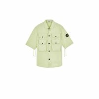 스톤아일랜드 761511003 STRETCH COTTON TELA PARACADUTE 반팔 오버셔츠 V0052